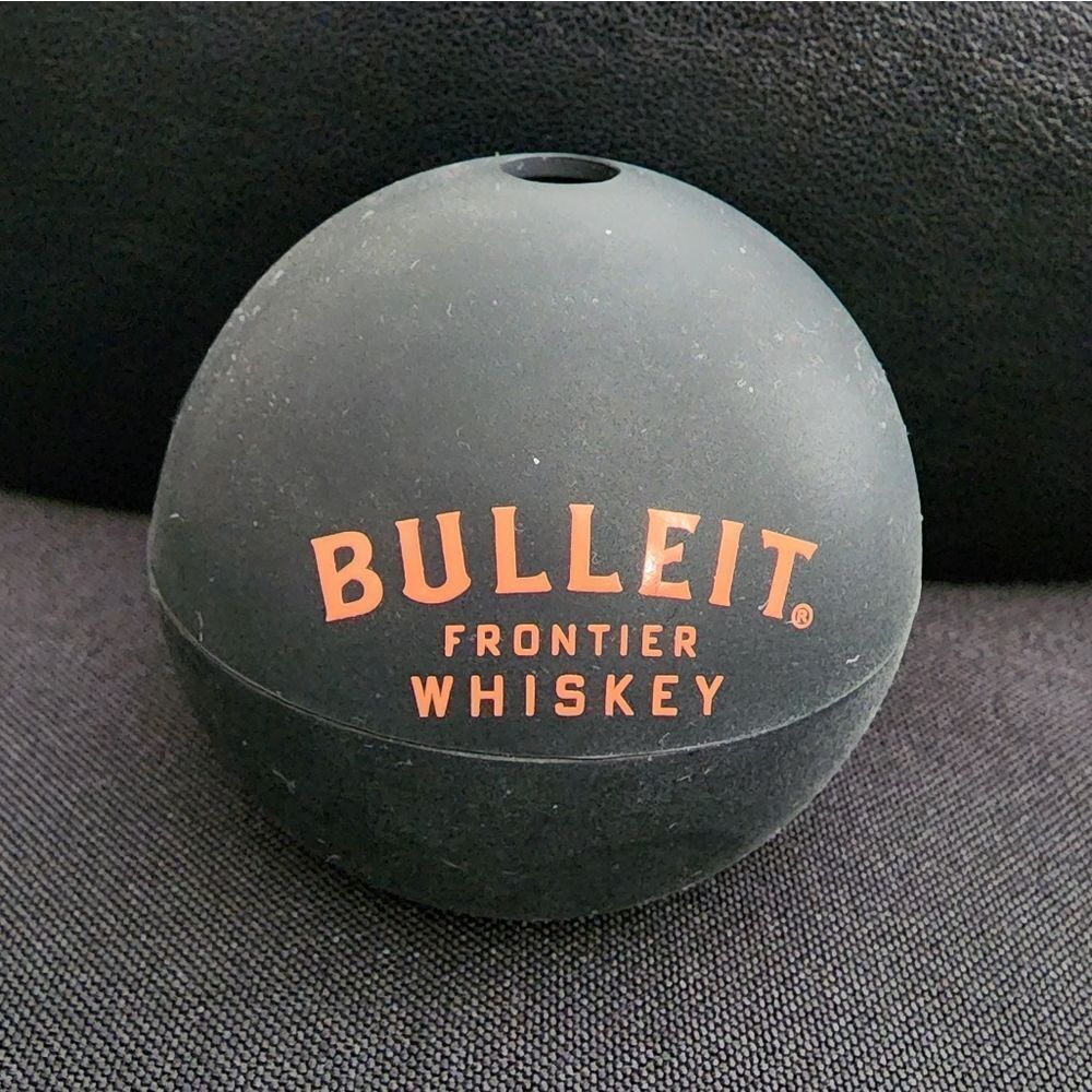 Bulleit Bourbon Whiskey Ball, Sphere Ice Mold